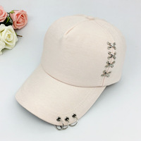 Gorra de Béisbol Nueva de Verano con Hebilla Metálica, Gorra con Visera de Protección Solar para Exteriores, Unisex