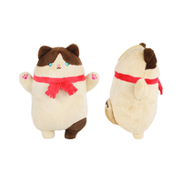 Vente en gros chaton personnalisé de 8 pouces animaux en peluche design original super doux en peluche PP coton anti-stress inspiré Animal Crossing
