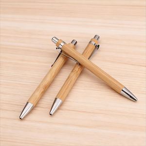 Eco-friendly Bamboo Metal Ballpoint <b>Pen</b> with logo Slim Signature <b>Pen</b> Custom <b>Pen</b> Write Smoothly Suitable for Corporate Gifts - Product Image 4