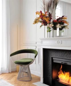 Sedia <span class=keywords><strong>da</strong></span> <span class=keywords><strong>pranzo</strong></span> moderna lounge cuscino <span class=keywords><strong>in</strong></span> <span class=keywords><strong>pelle</strong></span> <span class=keywords><strong>in</strong></span> tessuto struttura <span class=keywords><strong>in</strong></span> acciaio inossidabile poltrona <span class=keywords><strong>da</strong></span> <span class=keywords><strong>pranzo</strong></span> antiruggine - Product Image 5