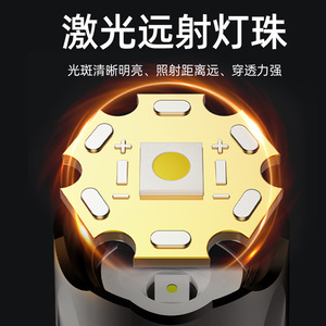 ไฟฉาย LED รุ่น LY-909 แบบชาร์จไฟได้ กันน้ำ ซูมได้ ใช้กลางแจ้ง สว่างพิเศษ พร้อมหน้าจอแสดงผล - Product Image 3