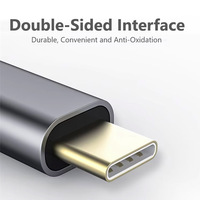 Adaptador USB 3.0 Tipo C Gigabit Ethernet 1000Mbps RJ45 AC USB C Hub PVC Aleación de Aluminio PC/Portátil Accesorios de Computadora con Cable