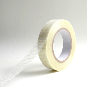 Heavy Duty Packaging High Strength Transparent Cross <strong>Fiberglass</strong> Filament <strong>Reinforced</strong> <strong>Fiberglass</strong> Mesh <strong>Strapping</strong> Adhesive <strong>Tape</strong>