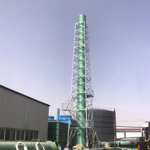 15m-50m Chiều cao ống thép cực chuyên nghiệp công nghiệp nhúng nóng mạ kẽm cao cột cực thép tự hỗ trợ tháp ống khói - Product Image 2