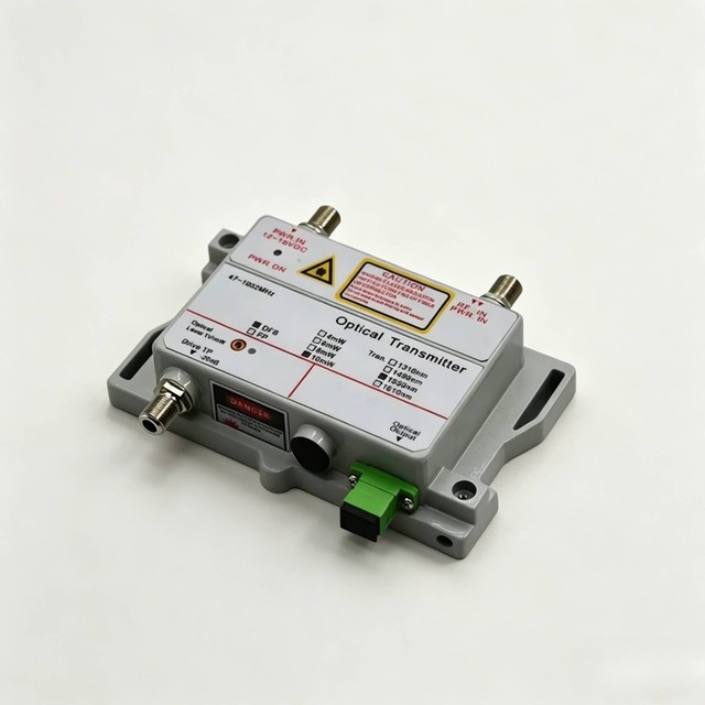High Performance Mini CATV Optical Transmitter for FTTH Network & Broadband Distribution