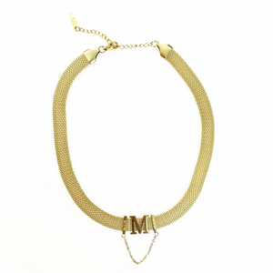 Colgante de 8mm de ancho con <span class=keywords><strong>letra</strong></span> Punk para mujer, <span class=keywords><strong>M</strong></span>, mamá - Product Image 3