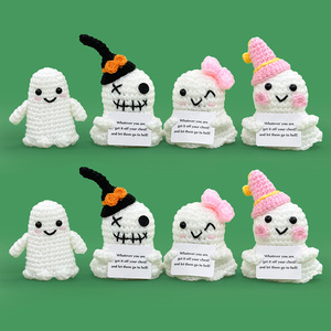 Nuevo Adorno de Ganchillo Hecho a Mano para Halloween, Regalo Divertido, Muñeco de Apoyo Emocional, Hecho en China - Product Image 1