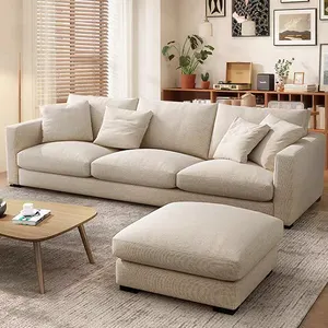 Moderne Couch einfaches Sofa minimalist ische spezielle Daunen weißes Sofa entwirft Sofa garnitur Möbel Wohnzimmer