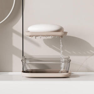 Porte-savon en plastique moderne de qualité supérieure, durable, facile à nettoyer, avec couvercle, pour salle de bain, voyage, usage extérieur - Product Image 3
