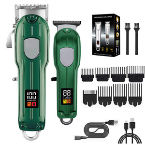 Cortadora de Pelo Profesional con Pantalla Digital, Cuerpo Metálico, 7000-9000 rpm, Carga USB, Uso en Salón - Product Image 2