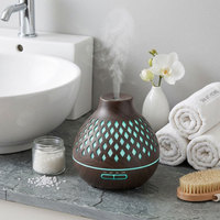 Difusor Ultrasónico con Cambio de Color, Difusor de Aroma con Alimentación CC, Humidificador de Gran Capacidad, Función de Temporizador, Silencioso, para Oficina o Escritorio