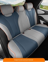 Housses de siège de voiture toutes saisons sur mesure en cuir véritable, écologiques, respectueuses de la peau, de luxe, 5 places, pour BYD Dolphin