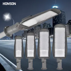Yüksek kaliteli açık su geçirmez yol sokak lambası 100w 150w 200w kontrol sensörü elektrik led sokak lambası