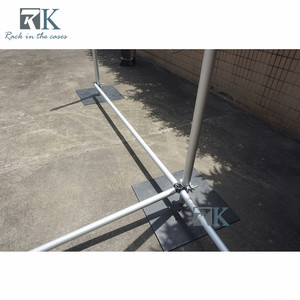 Event Backdrop <b>Stand</b> Portable Telescopic Crossbars & Uprights Minimalist Pipe Drape - Product Image 6