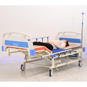 Cama de <span class=keywords><strong>Hospital</strong></span> de enfermería, económica, Manual, de acero inoxidable, con inodoro, China - Product Image 2