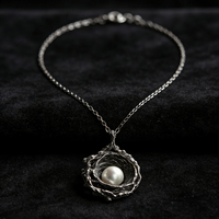 Collier pendentif goutte d'eau plaqué or personnalisé avec perle baroque suspendue, bijoux de mode modernes, pendentifs et breloques