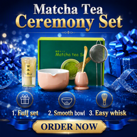 Ensemble de Matcha Bio Japonais Classique en Gros de l'Usine Geling – Bol Chawan en Céramique Rose Personnalisé avec Bec Verseur pour Cérémonie