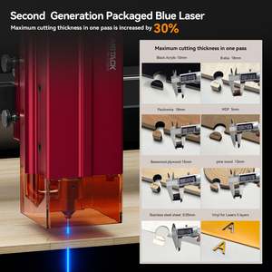 Machine de gravure laser ATOMSTACK A24 X24 Pro CNC DIY 24W 600mm/s 370x310mm Blu-Ray Wifi App Hors ligne Marqueur de gravure laser Coupeur - Product Image 6