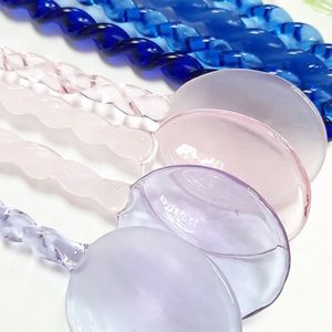 Cuchara resistente a altas temperaturas de color vidrio de diseño clásico para fiestas de postres de leche-Directo de fábrica - Product Image 2