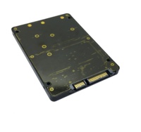 Boîte de transfert M.2 NGFF vers SATA 3, avec adaptateur pour disque dur 2 en 1