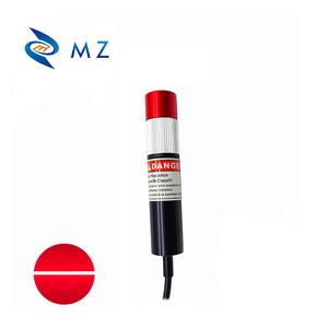 Nhỏ gọn điều chỉnh tập trung d16mm 650nm 20mW Ống kính thủy tinh màu đỏ dòng mô-đun laser + khung + cung cấp điện cấp công nghiệp - Product Image 5