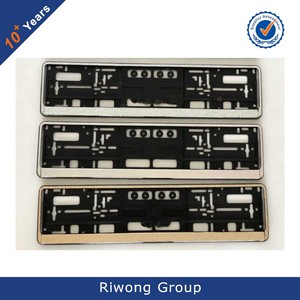 Châu Âu bình thường tấm giấy phép khung, tùy chỉnh Chrome tấm giấy phép khung Châu Âu - Product Image 6