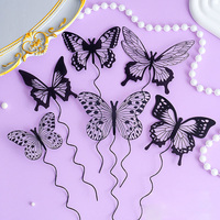 Bunte Schmetterling Kuchen Dekoration Festival Jubiläum Geständnis Göttin Geburtstags feier Dessert Tisch Ästhetik Dress up