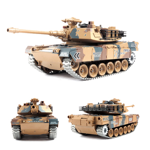 Tanque todoterreno teledirigido <span class=keywords><strong>rock</strong></span> crawler para niños, tanque de lucha de guerra con simulación de humo, 2,4G, 1:18 - Product Image 1