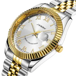 中材毫不费力卓越防水男士奢华手表不锈钢表带出厂价格