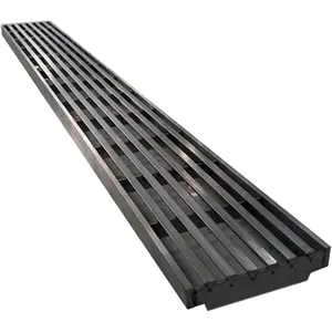 重型光栅D400铸铁沟槽排水格栅金属建筑材料格栅球铁