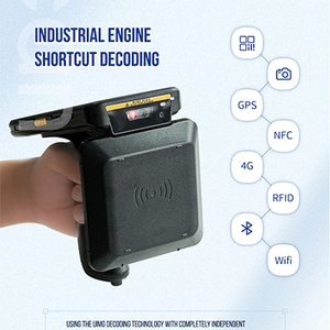 Escáner de Códigos QR 2D NFC OEM, PDA Industrial Resistente, Colector de Datos Android con Lector RFID UHF de Largo Alcance - Product Image 4