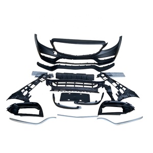 Kit di Modifica <span class=keywords><strong>Paraurti</strong></span> Anteriore <span class=keywords><strong>AMG</strong></span> per Mercedes Benz Classe C W205 2015-2019 - Product Image 2