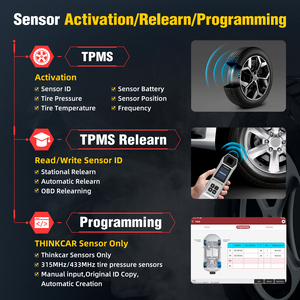 THINKCAR VENU-i PRO Car Tire 315MHz/433MHz TPMS Tire Repair <b>Tool</b> Activation Learning - Product Image 2