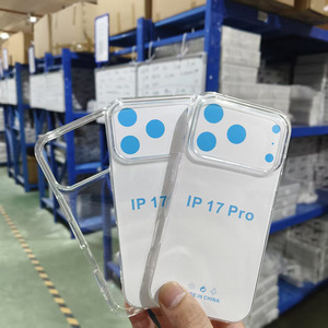 เคสใส TPU ขอบตรง หนา 1.5 มม. จากโรงงานโดยตรง สำหรับ iPhone 17 16 15 Samsung S25 Xiaomi เคสกันกระแทกใส <span class=keywords><strong>ทุก</strong></span><span class=keywords><strong>รุ่น</strong></span> - Product Image 2