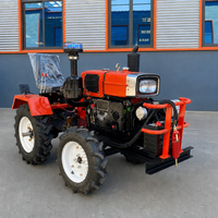 Livraison Gratuite Tracteurs Mini 8hp 15hp 20hp 25hp Pas Chers, Tracteur à Quatre Roues avec Accessoires à Vendre