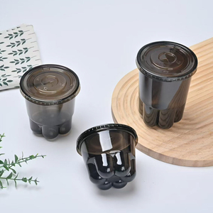 Vaso <span class=keywords><strong>de</strong></span> Plástico Desechable con Diseño <span class=keywords><strong>de</strong></span> Garra <span class=keywords><strong>de</strong></span> <span class=keywords><strong>Gato</strong></span>, Servicio OEM |   Vaso Transparente/Negro <span class=keywords><strong>de</strong></span> 260-500 ml, Apto para Alimentos, para Cafeterí<span class=keywords><strong>a</strong></span>, Venta al por Mayor - Product Image 2