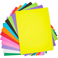 Papier de couleur pour bricolage A4 papier de couleur manuel scolaire mélangé 70 mil