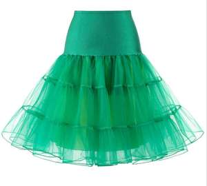 Ecowalson <span class=keywords><strong>court</strong></span> Organza Halloween <span class=keywords><strong>jupon</strong></span> Crinoline Vintage <span class=keywords><strong>mariage</strong></span> mariée pour robes sous-jupe Rockabilly Tutu - Product Image 6