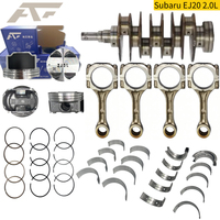 Kit de reconstruction de moteur de voiture AKF EJ20, ensemble de bielles, pistons et segments de vilebrequin pour Subaru LEGACY 2.0L