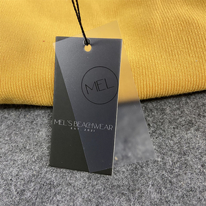 Tùy chỉnh thiết kế dày sang trọng tông quần áo giấy đu treo thẻ, tùy chỉnh nhựa PVC treo tag - Product Image 4