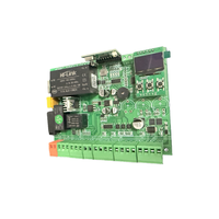 Carte de circuit imprimé pour ouvre-porte de cour DC avec écran OLED et Bluetooth – Contrôleur PCB au design moderne pour moteurs de portails battants/coulissants, idéal pour villas et parcs.