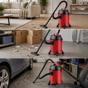 <span class=keywords><strong>Aspirapolvere</strong></span> Commerciale a Secco con Contenitore in Plastica da 15 Litri, 1500 <span class=keywords><strong>Watt</strong></span>, per Uso Domestico e Auto - Product Image 2