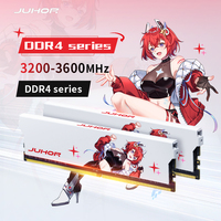 JUHOR 3600MHz DDR4 32GB/16GB*2 RAM 1.2V/1.35V 3-Year Warranty for Desktop Gaming in Stock