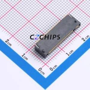 HYCW37A-05NGFF-230B Hard Drive Connector (SAS/SATA/M.2) SMD Connector M.2-A Key Female 67P Horizontal Mount - Product Image 2