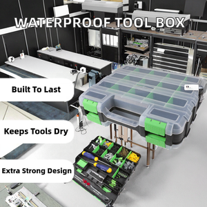 Durable PVC Lacquered Waterproof <strong>Storage</strong> <strong>Tool</strong> <strong>Boxes</strong> Black Round Design with 100kg Capacity for Carton <strong>Storage</strong> - Product Image 2