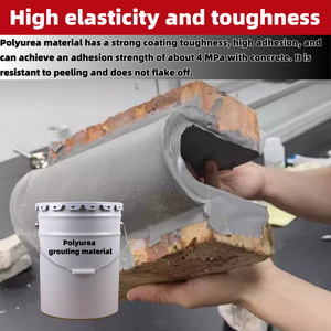 Chất lỏng vữa chống thấm polyurea của nhà sản xuất chuyên nghiệp để niêm phong và tiêm các vết nứt bê tông - Product Image 3
