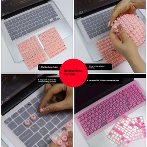 Новый универсальный силиконовый чехол для клавиатуры Наклейка для клавиатуры компьютерная клавиатура протектор с длинной пленкой для ногтей товары для ногтей - Product Image 2