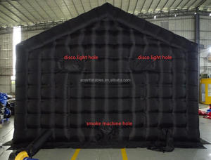 Özel siyah büyük 20ft taşınabilir parti LED aydınlatma şişme gece kulübü - Product Image 6