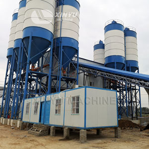 2026 Planta mezcladora de hormigón caliente 50 60cbm/H Máquina de agregados y Silo de cemento Planta dosificadora de línea de estación de hormigón - Product Image 1