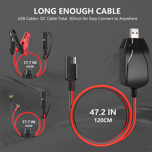 Générateur d'énergie solaire photovoltaïque, alimentation de secours, chargeur de batterie portable 12V pour motos et utilisation en extérieur L171 - Product Image 3